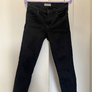 Madewell black skinny jeans